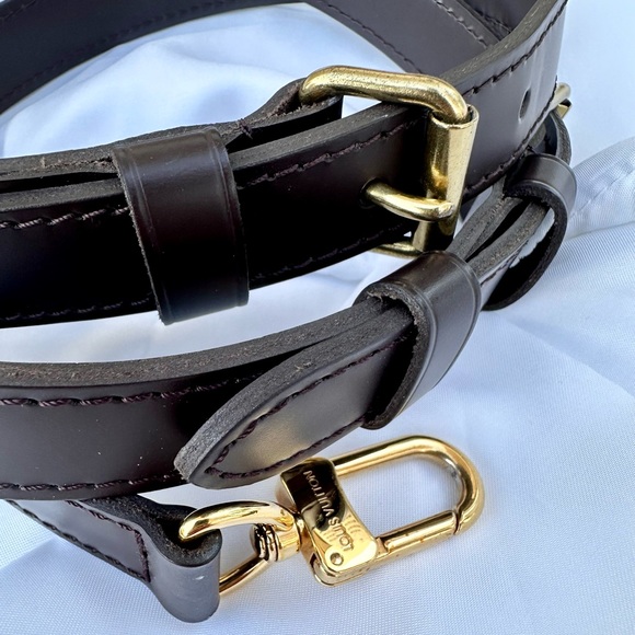 Louis Vuitton Calfskin Bandouliere Ebene Strap - Picture 3 of 5